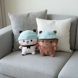 Bubu Dudu Plush Toy Set, Panda and Bear Stuffed Animal Plushie Anniversary, Christmas, Valentines day Gift For Him & Her | 20CM