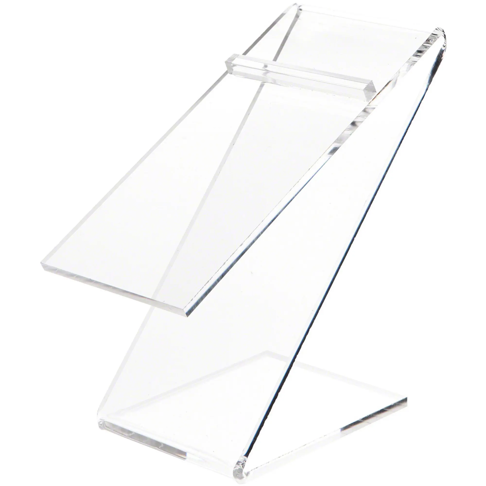 Plymor Clear Acrylic Elevated Heel "Z" Shoe Display Riser