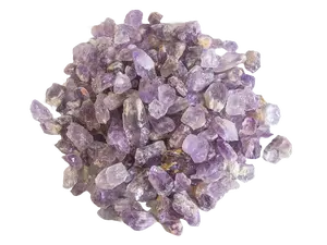 1lb Amethyst Crystal Chunks - Natural Mix of Deep Purple, White & Clear Colors by Kids Love Rocks