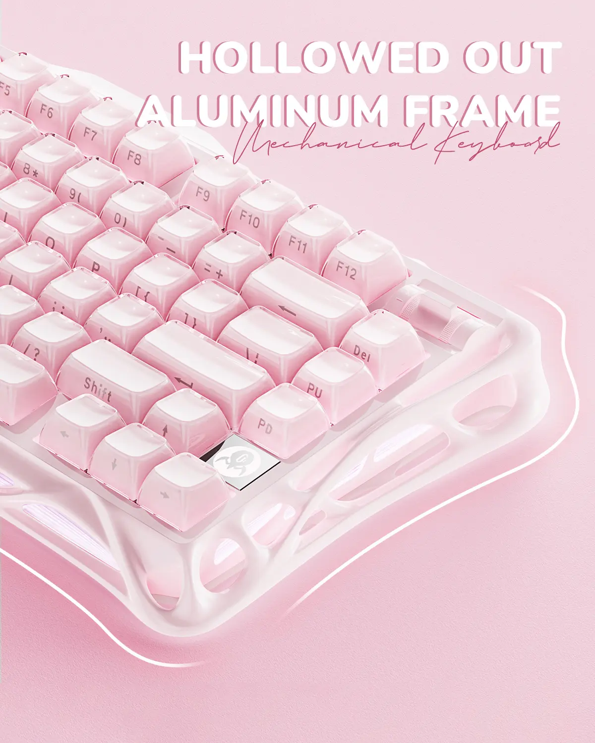GravaStar Mercury K1 - Sakura Pink 75% Pink Wireless Creamy