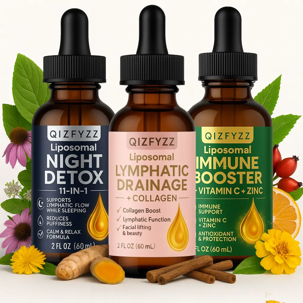 Bestselling Edible Liposome Drops Health Dietary Supplement - Liquid Collagen, Antioxidant Complex, Nighttime Detoxification, Lymphatic Drainage, Immune Enhancement