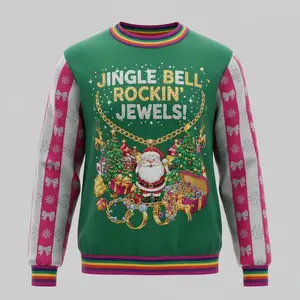 Jingle Glow Gems – Shiny Christmas Ugly Sweater