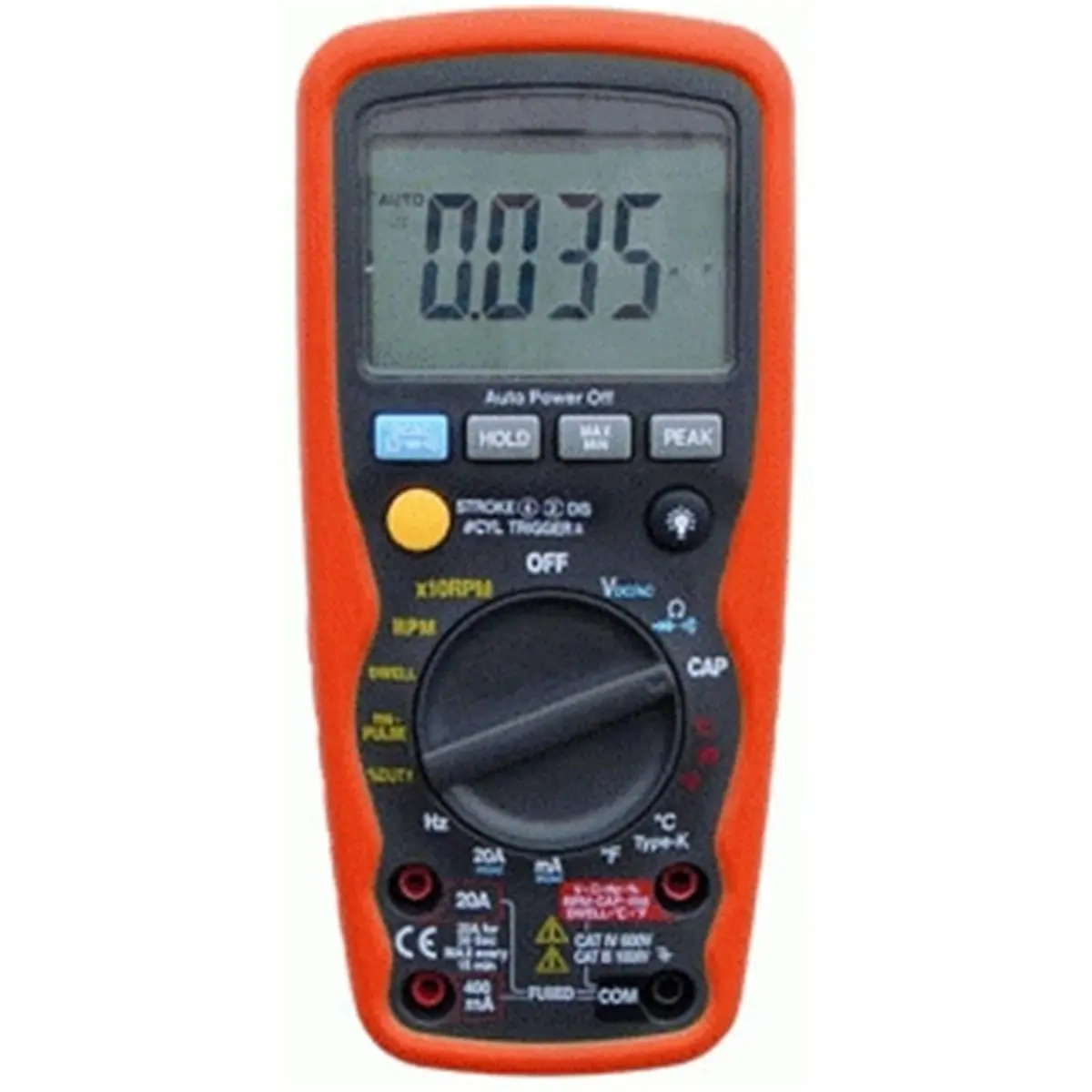 212 MAIN Premium Auto Digital Multimeter - ES597 Electronic Specialties, Car Circuit Tester, Automotive Tools, Auto-Ranged, Dual Fuse, Peak Mode, Blow Mold Case, Holster