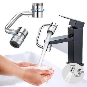 Metal Faucet Extender for Sinks 1080° Rotation Brass Aerator Extension Adjustable Sink Faucet Extension convenient and fast for Kitchens & Bathrooms