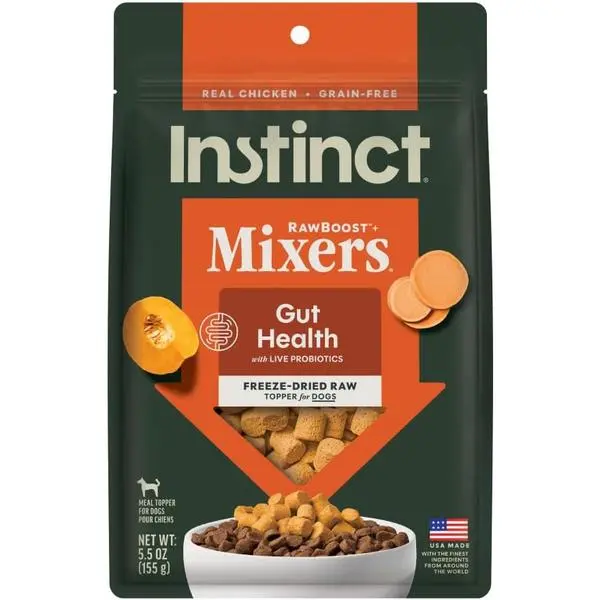 Freeze Dried Dog Food Topper – Grain Free Chicken Functional Mixer for Gut Health & Digestion Support