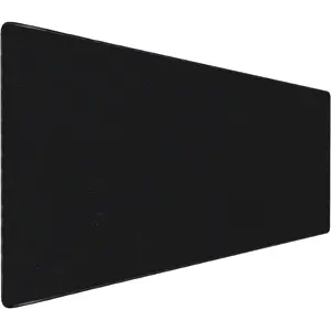 Large Gaming  Pad - 31.5" x 15.7" Full Desk Mat, Non-Slip Rubber Base, Stitched Edges, Durable Surface for Esports, Office,  (Black)
