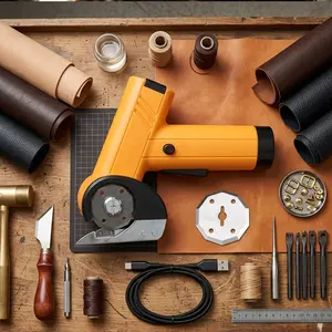 Effortless Leather Cutting Tool – High Power Electric Scissors for DIY & Crafts