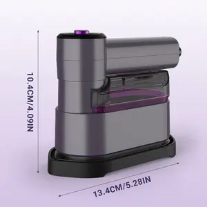 Travel Steamer - Portable Steamer for Clothes, 8FT Power Cord, Handheld Small Size Steam Iron Collapsible Design, Travel College Dorm Home Essentials (Purple/Black/White)