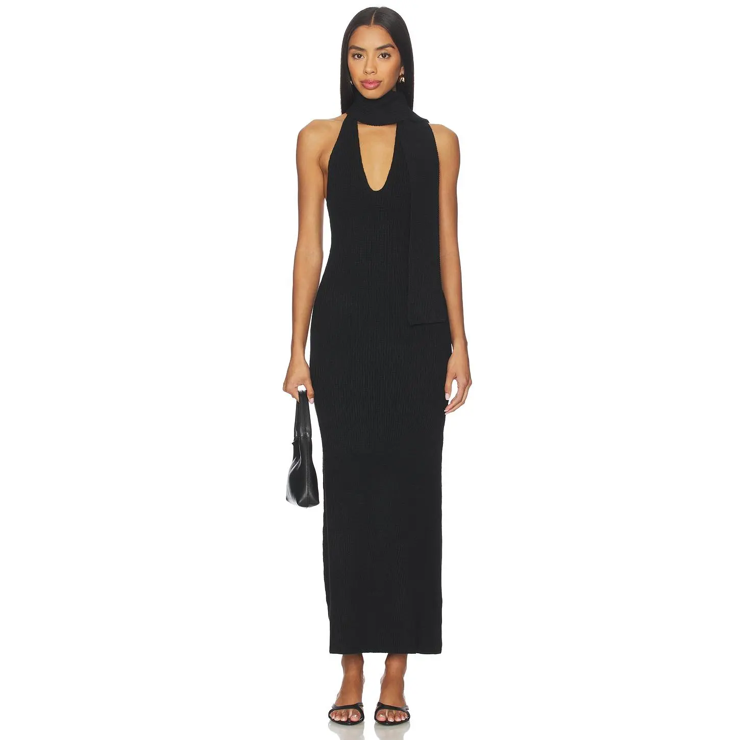 ALL THE WAYS Kelsey Maxi Dress in Black