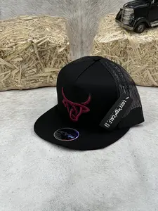 Lost Calf Hat Black/Maroon Flat