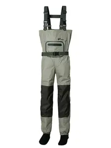 8 Fans Fishing Waders，Waterproof Breathable with 3-Layer for Men and Women，Lightweight Stockingfoot Waders for Fishing & Hunting Outdoor Wear