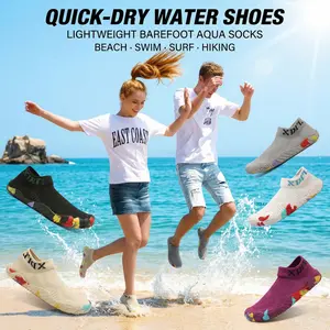 Quick-Dry Water Shoes for Men & Women – Lightweight Barefoot Aqua Socks for Beach, Swim, Surf & Hiking