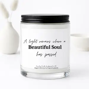 Memorial Candle - Sympathy Gift for Loss of Mother, Remembrance Keepsake, Bereavement Candle, Grief & Condolence Gift, Memorial Candles, Sympathy Candles, bereavement gifts, condolence gifts, grief gifts, loss of mother candle rituals candle candles