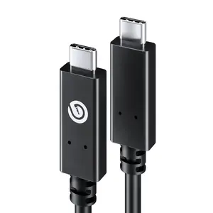 GEARit USB-IF Certified USB4 40Gbps Data 100W Charging, 8K 4K 1080P Video Support, Compatible with USB-C, Thunderbolt 3 and Thunderbolt 4, 2.6FT