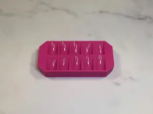 Magenta Nail Tip Organizer