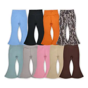 Girls Flare Stretchy Athletic Pants