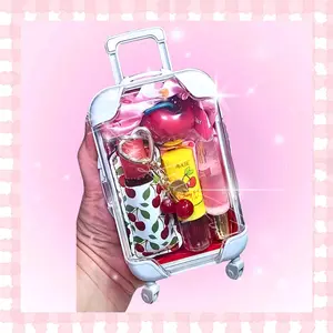 Cherry Glow Mini Suitcase