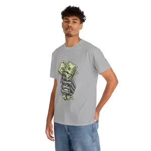 Custom Designed Heavy Cotton T-Shirt Fist Money