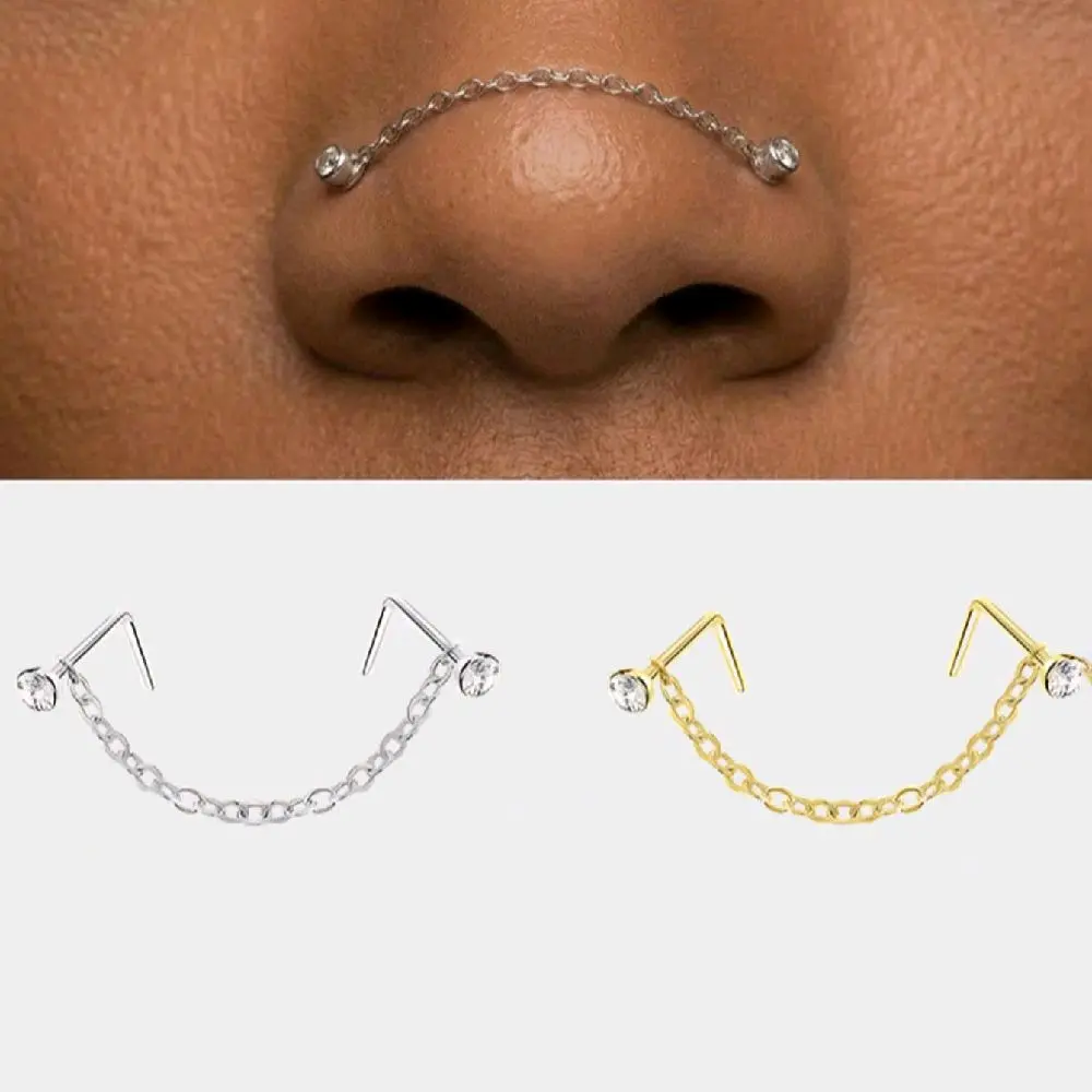 Double Nose Ring Set