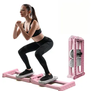 Home Exercise Skiing Fitness Machine - Hip and Thigh Exercise, Indoor Skiing Trainer Multifunctional Stepper Walking Pad Treadmill Whole Body Workout