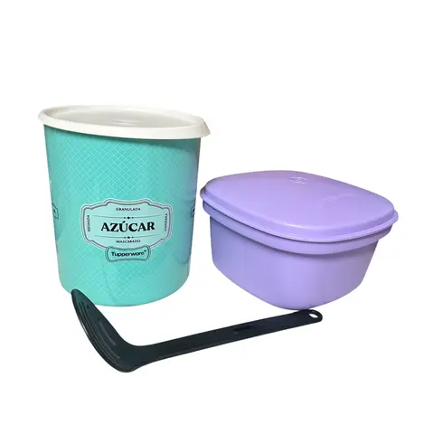 Small 3-piece kitchen essentials set for food prep and storage.