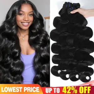 Charmanty Premium 100% Raw Unprocessed Virgin Human Hair 10-32 Inch Straight Body Deep Wave Bundles 1 3 4 Bundles Natural Black 613 Blonde Cuticle Aligned Tangle Free Remy Hair Ponytail Sew in Glue in Quick Weave Hair Extension #SummerWins#DealsForYouDays