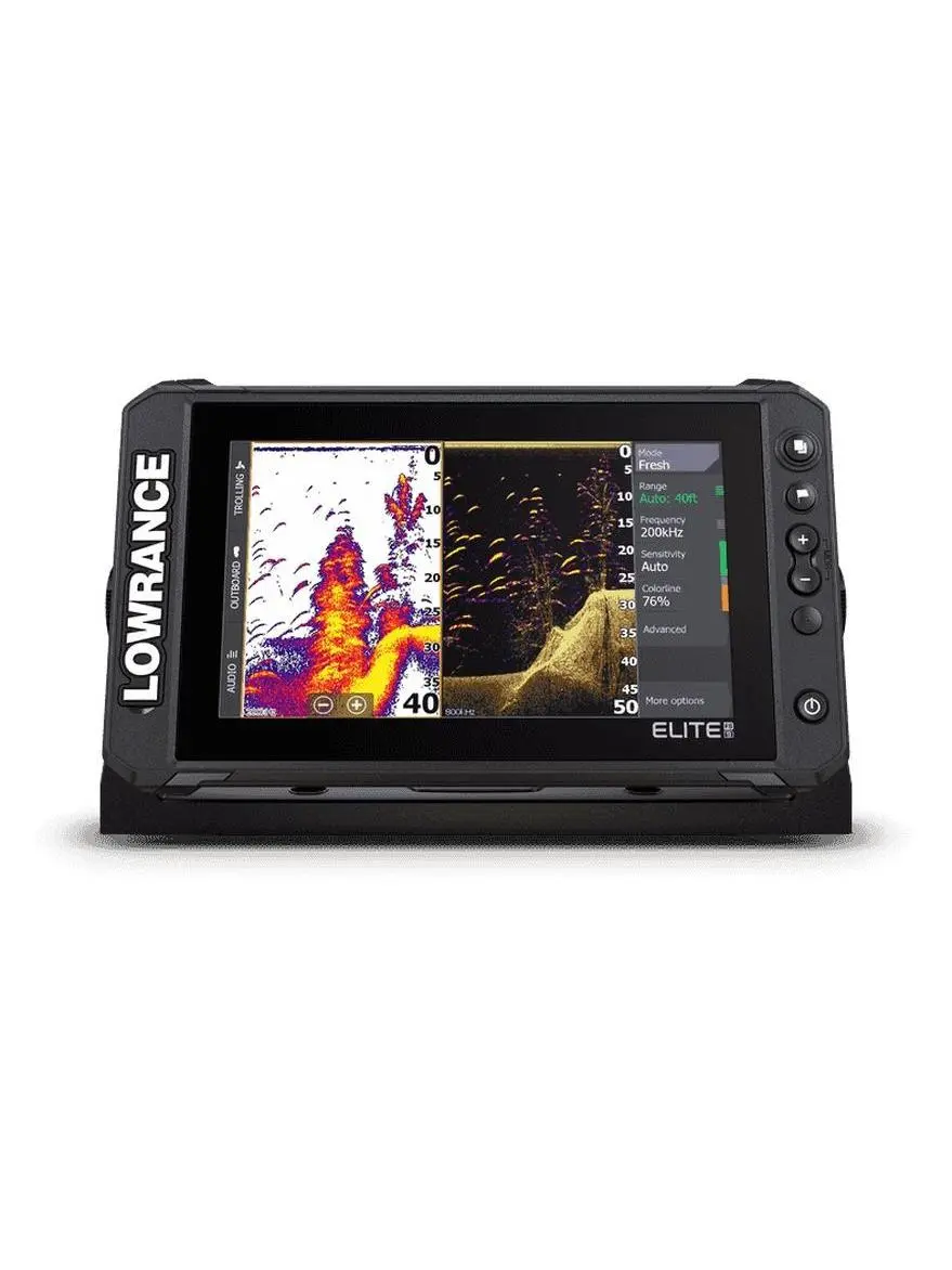 Lowrance Elite FS 9 Chartplotter & Fishfinder with 9-inch High Resolution Multi-Touch Screen, C-MAP Contour+ Charts, NMEA 2000 & Ethernet Connectivity, ActiveTarget Ready - No Transducer, 12 V Dc Supply, Supports Nmea 2000, Fishfinding, Ipx6/Ipx7 Rated, 9