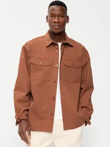 Old Navy Men's Oversized Canvas Workwear Shirt