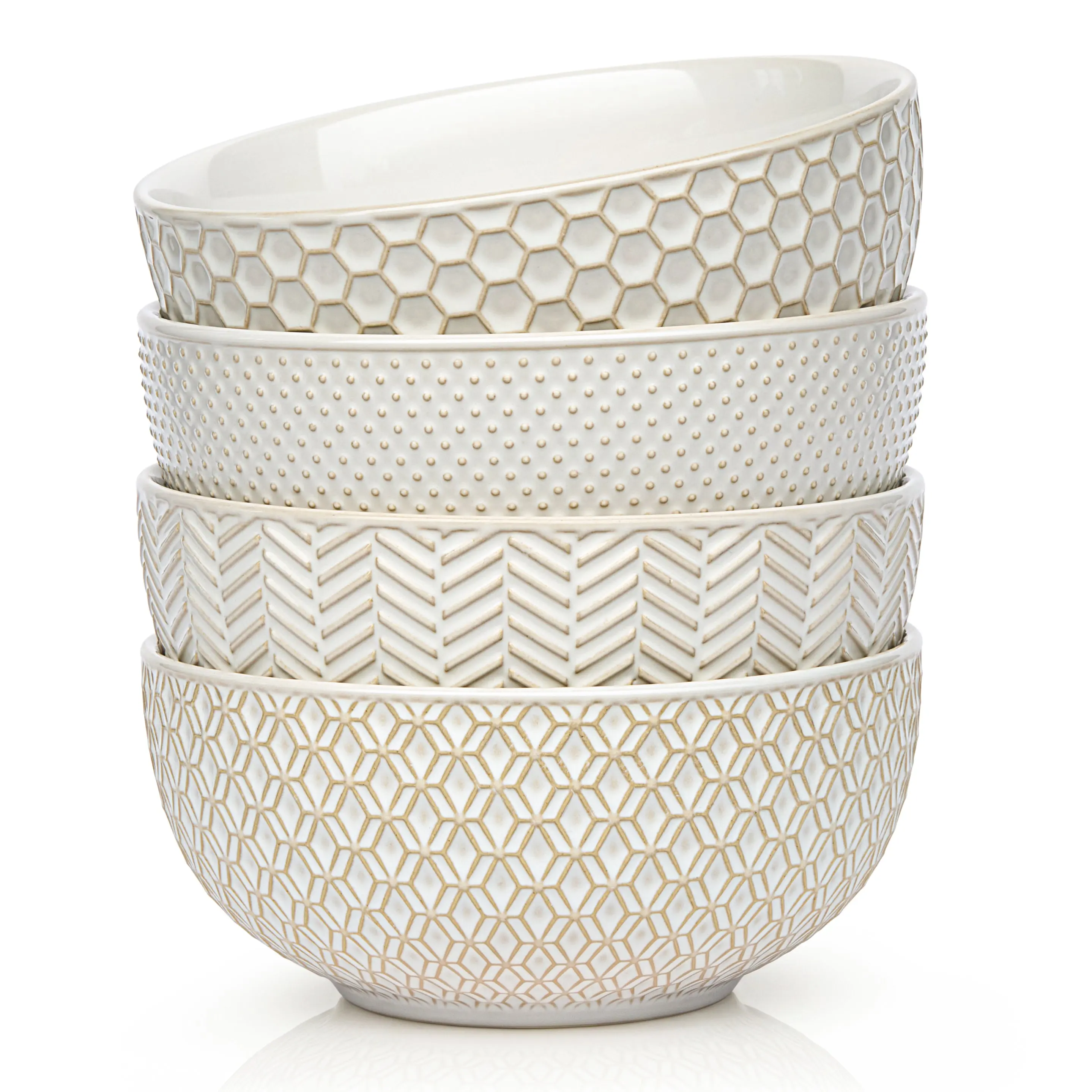 Soup Bowls, 24 oz, Set of 4, Narbonne Collection