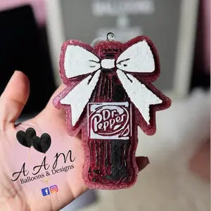 Freshie Dr pepperrr with a bow Air Freshener - car Fragrance aromas