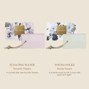 DearIrean 2pcs Fragrance essential oil soap 175g anti-dry, easy to rinse soap, bathroom bath, clean hands, household solid fragrance