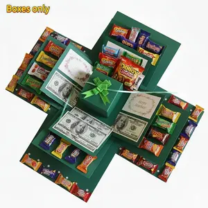 Surprise Explosion Money Gift Box Gift Box The Love Box Birthday Valentines Explosion Box Surprise Snack Box 5 Layers (Red/Blue/Black/Pink)