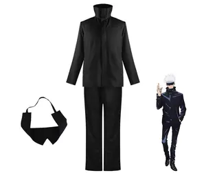 Premium Jujutsu Kaisen Cos Collection Gojo Satoru Daily Suit & School Uniform Complete Cosplay Outfit For Anime Fans
