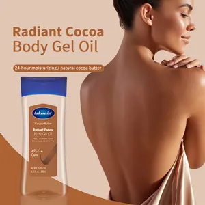 Lakerain Cocoa Butter Gloss Body Oil Gel 200ml - Single Daily Bath & Body Care Moisturizing Nourisher, Deeply Hydrating Youth Massage Product, Body Oils