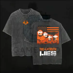 Call of Duty Black Ops 6 The Truth Lies T-Shirt Washed Game T-shirt Game Soft Cotton, FPS,  Unisex Shirt Gift for Him Gift For Her Vintage Y2K Hoodie Sweatshirt graphic tee unisex t-shirt