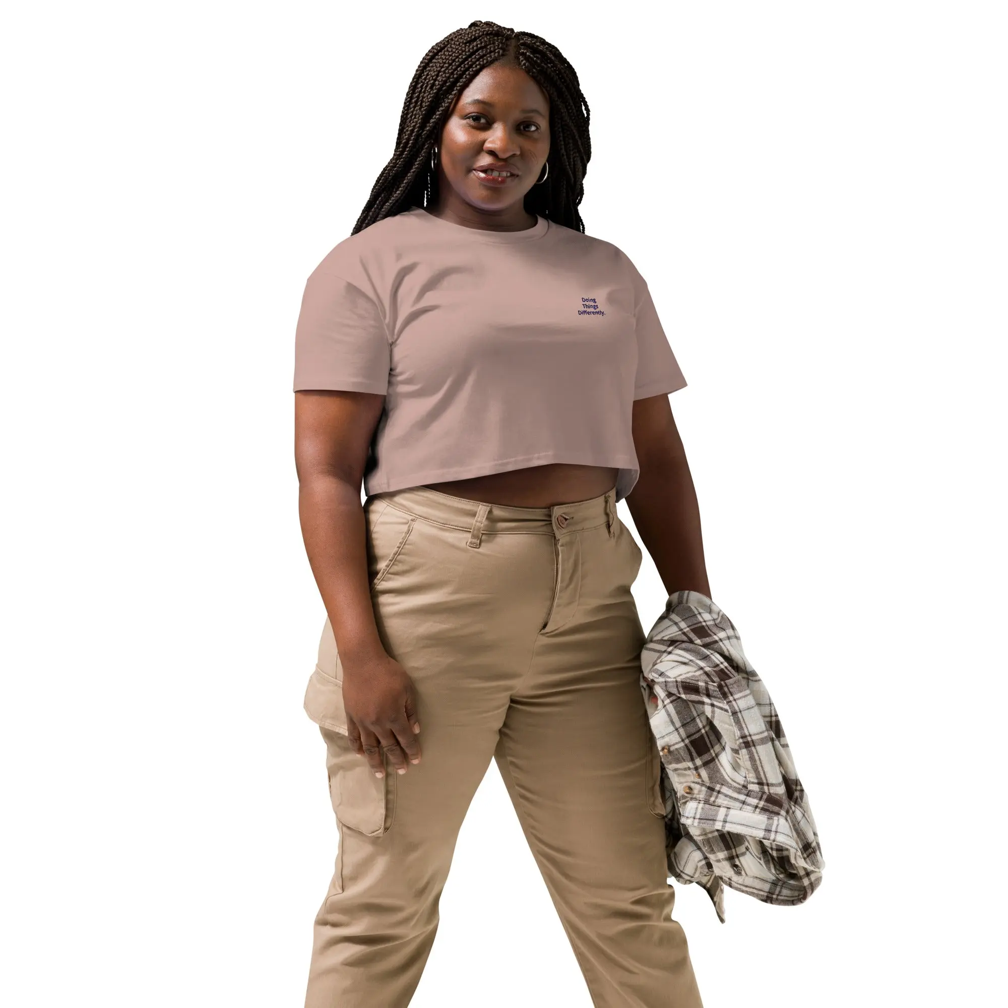 DTD Women’s Crop Top Navy