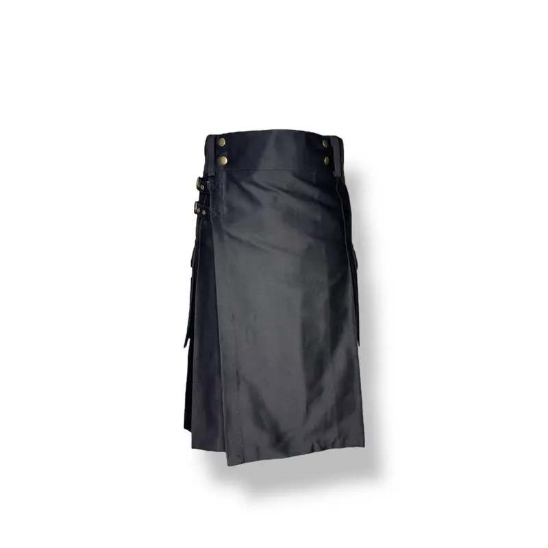 Black Utility Works Kilts For Men's 32”-44” Menswear Clothes Costumes Gamis Bestie Beige
