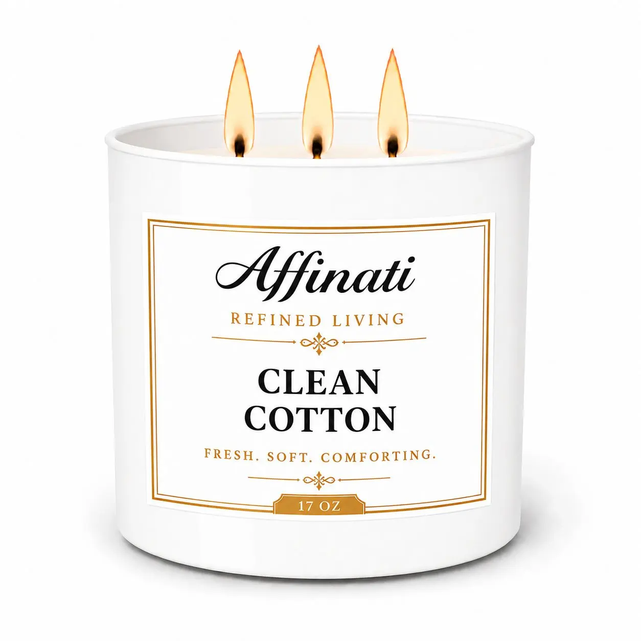 Clean Cotton 3-Wick Candle