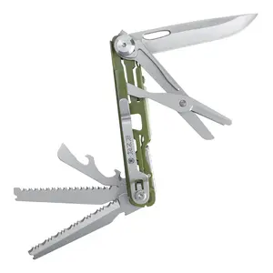 Wetactics MT-18 10-in-1 Multitool, Pocket EDC Tool for Outdoor Camping, Includes Saw, Rope Cutter, Bottle Opener, and Emergency Car Kit