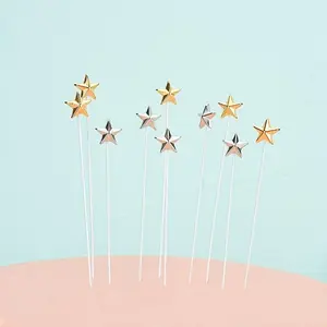 Star Shaped Cake Decoration Ornaments, 30pcs/set Cake Topper, Cake Decorating Tool for Birthday Wedding Baby Shower Party