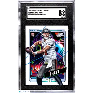 2024 Topps Cosmic Chrome Michael Pratt #134 White Hole Refractor SGC 8