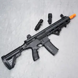 84CM hk416 electric toy Gel Blaster, fun toy, non removable orange muzzle