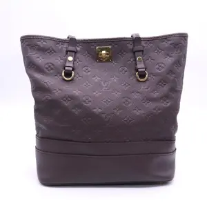 Pre-owned Louis Vuitton leather Shoulder Bags Citadine Handbag Monogram Empreinte PM Twins B20517
