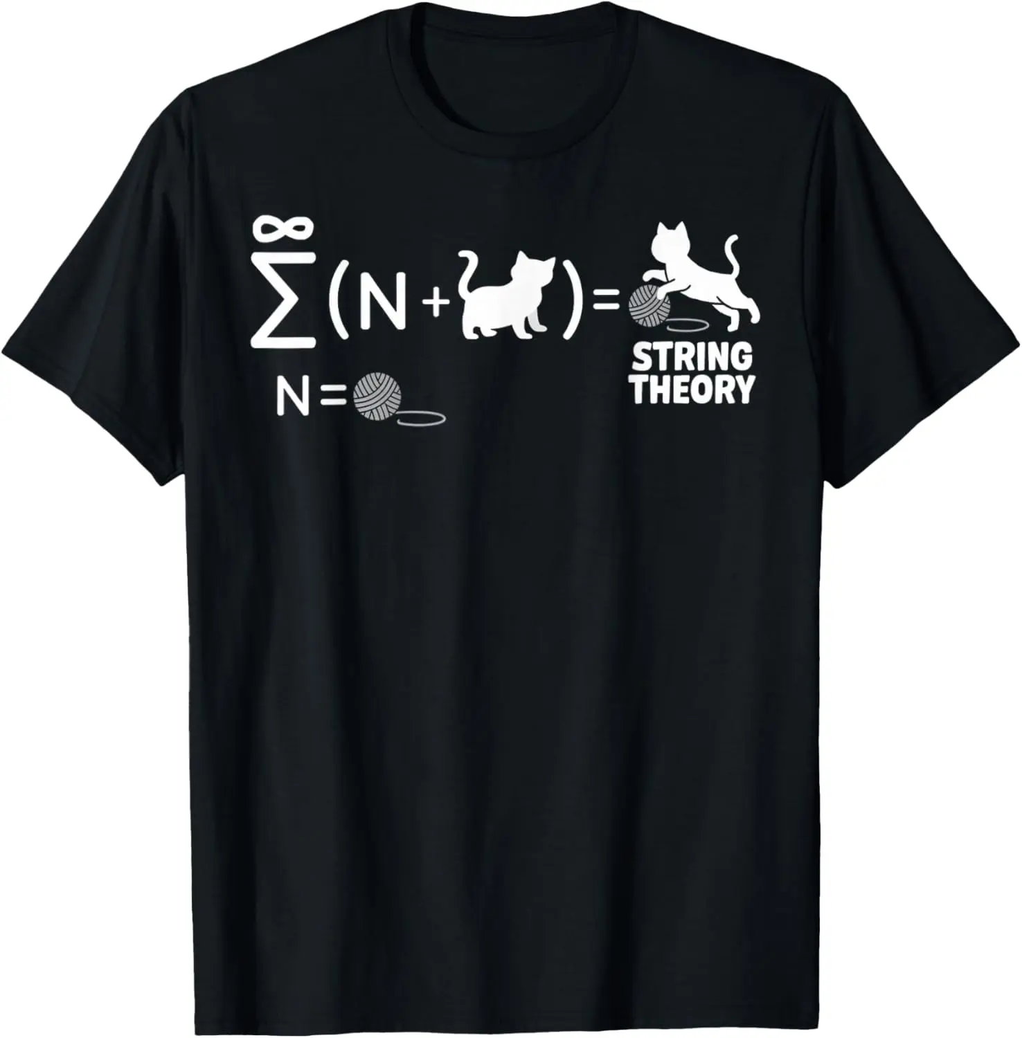 Women's Schrodinger's Cat Graphic T-Shirt, Casual Quantum Physics Top in Soft 100% Cotton, Lightweight Breathable Fabric