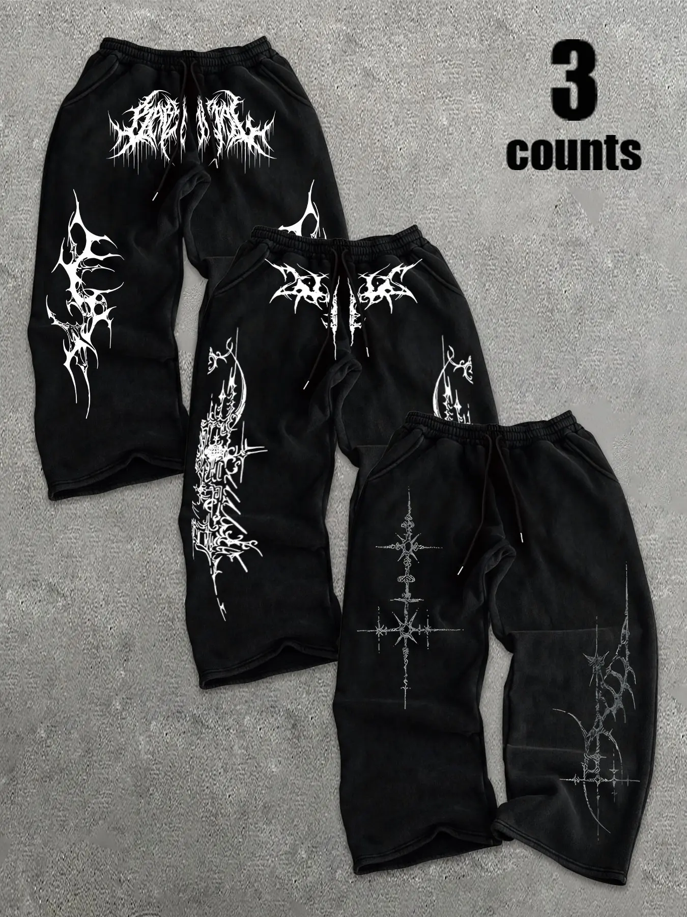 Men's Casual Long Pants, Drawstring Waist Straight Leg, Side Printed Design, Comfortable Daily Wear, All Seasons, Sporty & Relaxed Fit, Casual Loose Pants, Casual Lounge Pant, Casual Loungewear Pants, Casual Comfy Trouser
