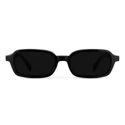 Ayla | Anti-Reflective Slim Rectangular Sunglasses For Women