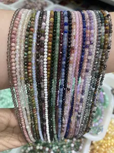 Luxury Collection - Crystal Beaded Necklace - 16 inches with a 2-inch extension chain