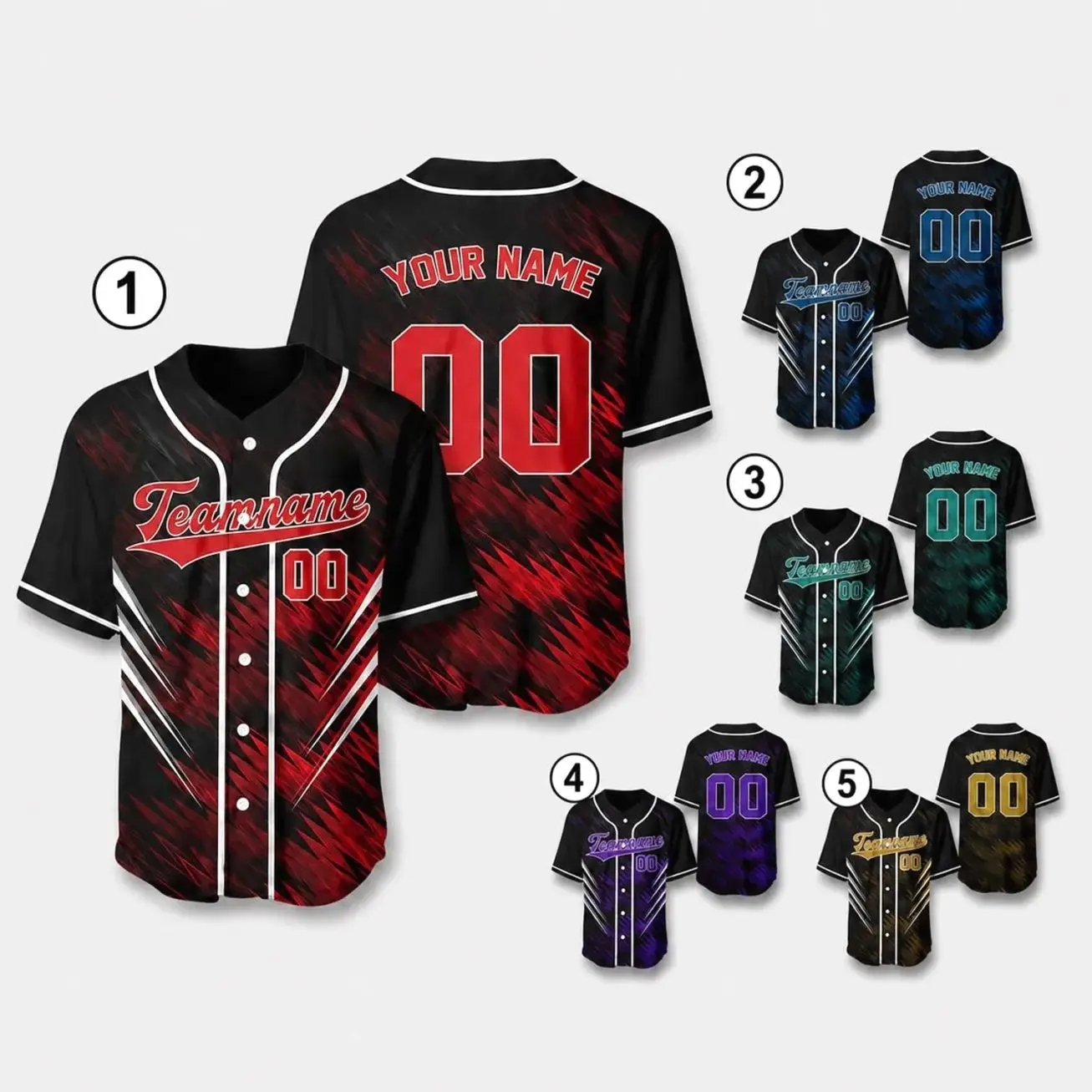 Custom Baseball Jersey, Personalized Team Name & Number, Baseball Jersey for Men Women Youth, Matching Team Uniform, Custom Sports Gifts PLR