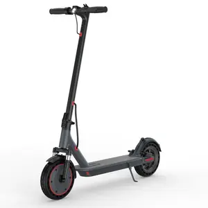 Electric Scooter 350W Motor, 8.5" Solid Tire 19MPH Speed Power , Dual Suspension, Certified foldable escooterlife Electric Scooter Portable Brakes App Control