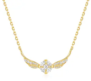 Harry Potter Golden Snitch Necklace – 925 Sterling Silver , Gold-Tone Wizard Jewelry Gift, Sparkling Edition